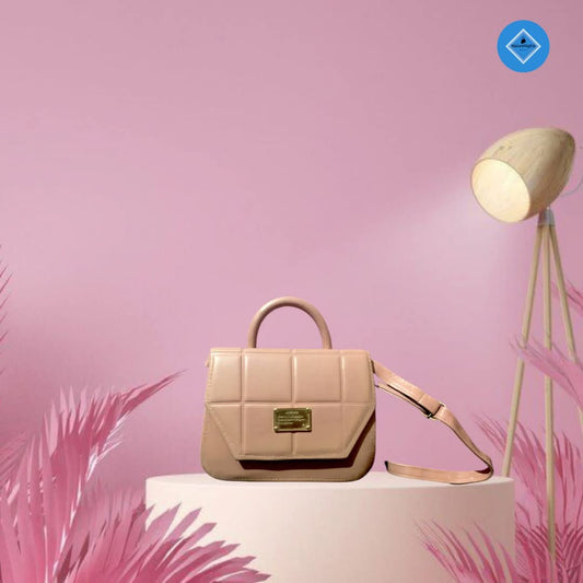 Beige Handbag
